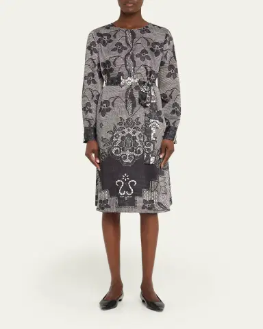 Kobi Halperin Michelle Floral Lace-Print Dress | Thumbnail 2 Kobi Halperin Michelle Floral Lace-Print Dress | Thumbnail 2