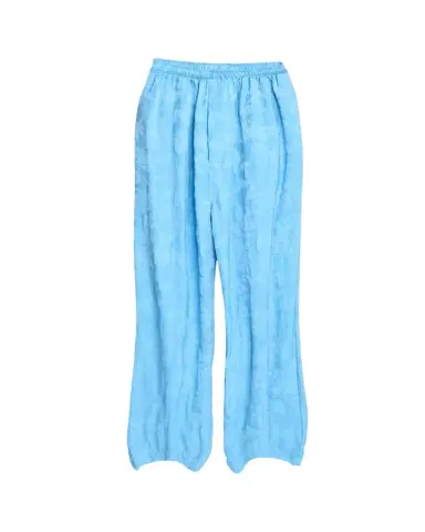 Balenciaga Floral Satin Jacquard Wide-Leg Pajama Pants | Thumbnail 1 Balenciaga Floral Satin Jacquard Wide-Leg Pajama Pants | Thumbnail 1