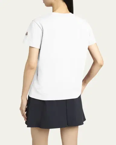 Moncler Short-Sleeve Logo Tee | Thumbnail 3