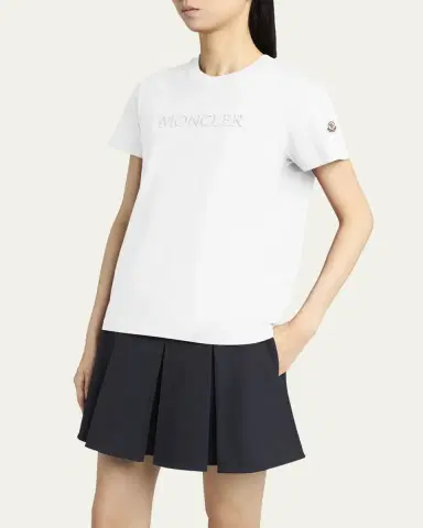 Moncler Short-Sleeve Logo Tee | Thumbnail 4