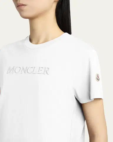Moncler Short-Sleeve Logo Tee | Thumbnail 5