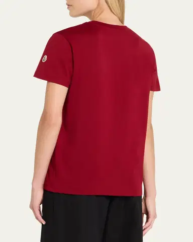 Moncler Short-Sleeve Logo Tee | Thumbnail 7
