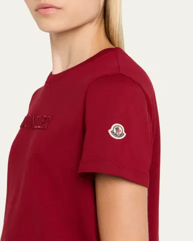 Moncler Short-Sleeve Logo Tee | Thumbnail 9