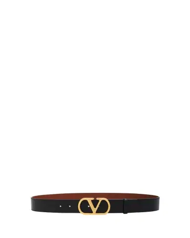 Valentino Garavani Reversible VLogo Signature Leather Belt, 40mm | Thumbnail 1 Valentino Garavani Reversible VLogo Signature Leather Belt, 40mm | Thumbnail 1