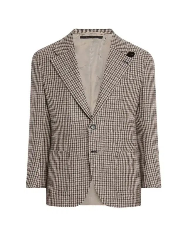 Men's Brera Cashmere District Check Sport Coat