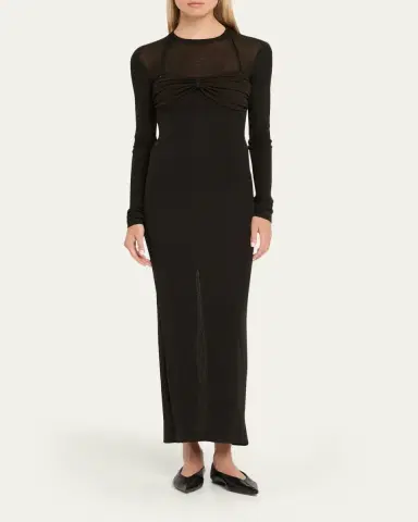Nanushka Artemiz Long-Sleeve Maxi Dress | Thumbnail 3 Nanushka Artemiz Long-Sleeve Maxi Dress | Thumbnail 3