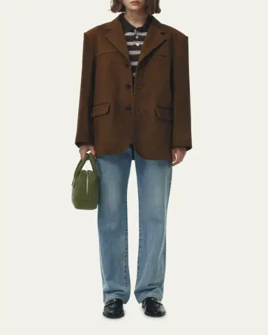 Dunst Unisex Tailored Suede Jacket | Thumbnail 2