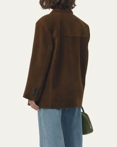 Dunst Unisex Tailored Suede Jacket | Thumbnail 3
