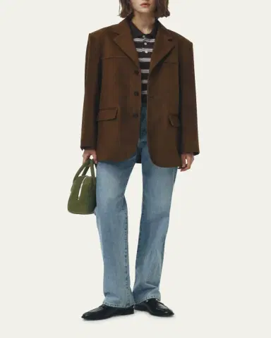 Dunst Unisex Tailored Suede Jacket | Thumbnail 4