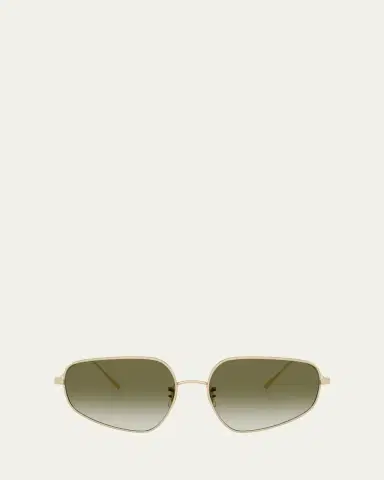 Oliver Peoples OV1356S Rectangular Metal Sunglasses | Thumbnail 4