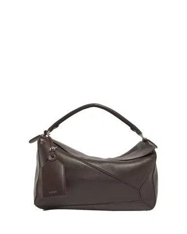 Loewe Men's Large Leather Puzzle Featherlight Crossbody Bag | Thumbnail 1