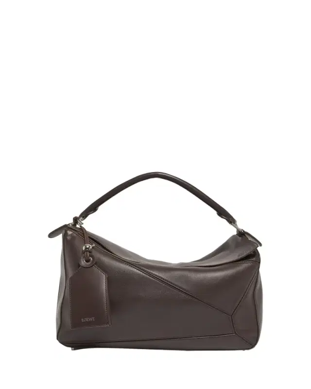 Men's Large Leather Puzzle Featherlight Crossbody Bag