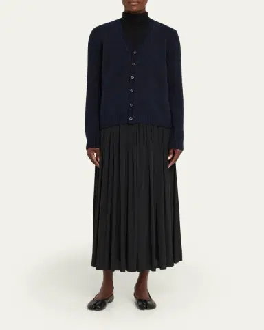 Maison Margiela Two-Toned Knit V-Neck Cardigan | Thumbnail 2