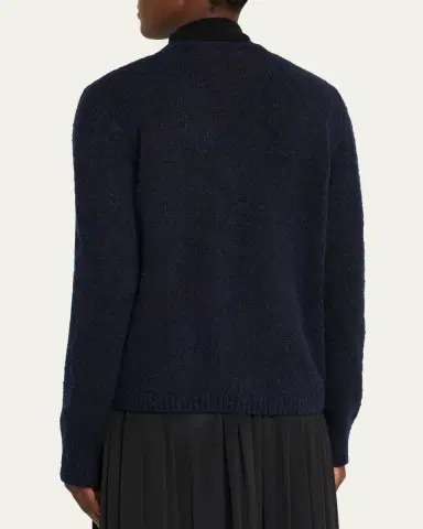 Maison Margiela Two-Toned Knit V-Neck Cardigan | Thumbnail 3