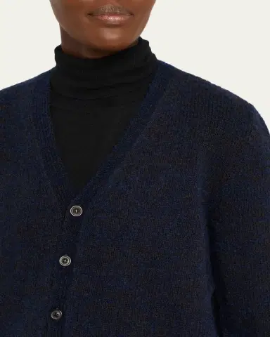 Maison Margiela Two-Toned Knit V-Neck Cardigan | Thumbnail 5