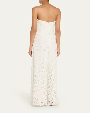 Simkhai Rebecca Strapless Lace Jumpsuit | Thumbnail 3