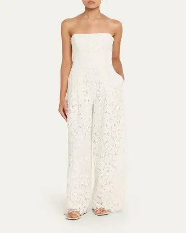 Simkhai Rebecca Strapless Lace Jumpsuit | Thumbnail 4