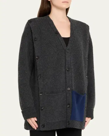 SETCHU Button Cardigan | Thumbnail 4