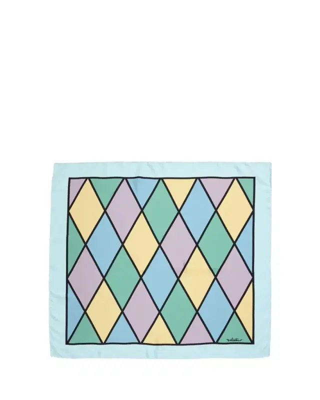 Valentino Garavani Rhombelle Printed Silk Scarf