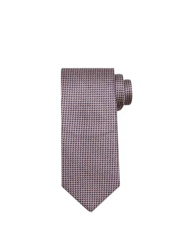 Brioni Men's Micro-Birdseye Jacquard Silk Tie | Thumbnail 1