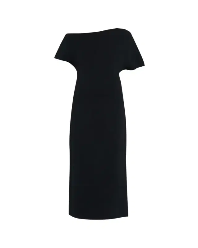 Asymmetric Knit Dress