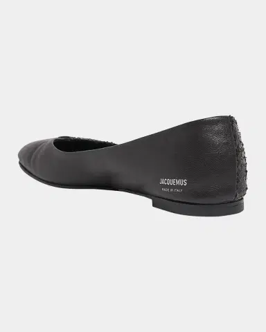 Jacquemus Les Ballerines Mixed Leather Flats | Thumbnail 3