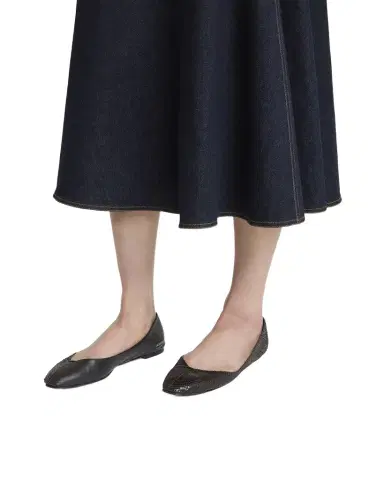 Jacquemus Les Ballerines Mixed Leather Flats | Thumbnail 1
