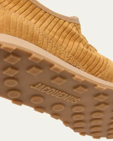 Jacquemus Les Tennis Embossed Suede Sneakers | Thumbnail 10