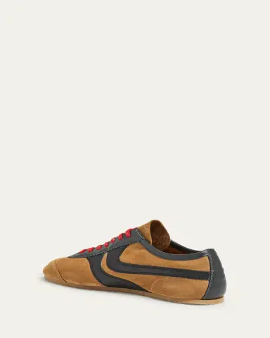 Dries Van Noten Men's Suede and Leather Low-Top Sneakers | Thumbnail 2 Dries Van Noten Men's Suede and Leather Low-Top Sneakers | Thumbnail 2