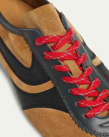 Dries Van Noten Men's Suede and Leather Low-Top Sneakers | Thumbnail 3 Dries Van Noten Men's Suede and Leather Low-Top Sneakers | Thumbnail 3