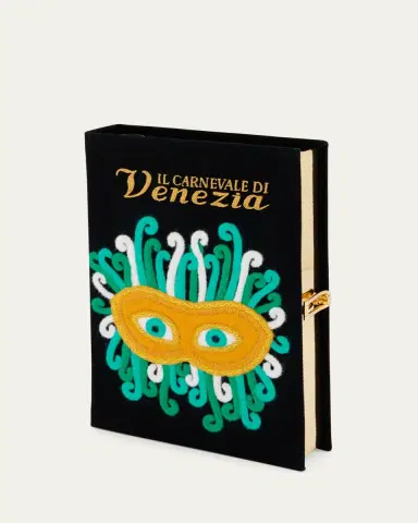 Olympia Le-Tan Carnival Of Venice Book Clutch Bag | Thumbnail 2 Olympia Le-Tan Carnival Of Venice Book Clutch Bag | Thumbnail 2
