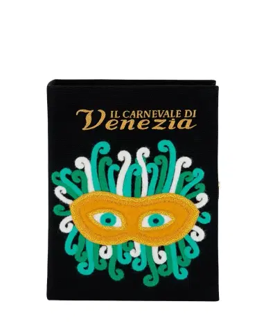 Olympia Le-Tan Carnival Of Venice Book Clutch Bag | Thumbnail 1 Olympia Le-Tan Carnival Of Venice Book Clutch Bag | Thumbnail 1