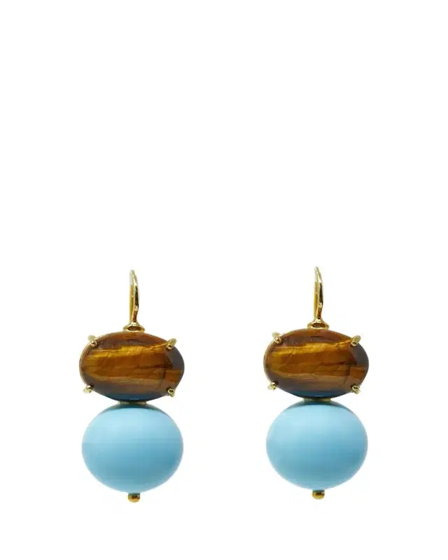 Grazia And Marica Vozza Monachina and Boule Resin Earrings