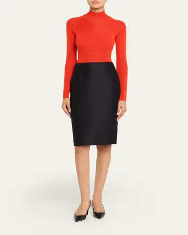 Versace Ribbed Mock-Neck Sweater | Thumbnail 2 Versace Ribbed Mock-Neck Sweater | Thumbnail 2