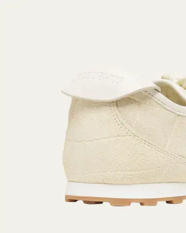 Jacquemus Les Tennis Croc-Embossed Suede Sneakers | Thumbnail 4