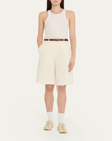 Jacquemus Les Tennis Croc-Embossed Suede Sneakers | Thumbnail 7