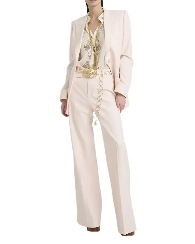 Chloe High-Rise Wide-Leg Suiting Trousers