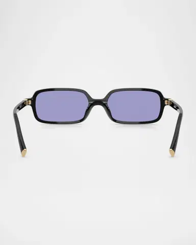 Miu Miu MU 11ZSF Acetate Rectangular Sunglasses | Thumbnail 3 Miu Miu MU 11ZSF Acetate Rectangular Sunglasses | Thumbnail 3
