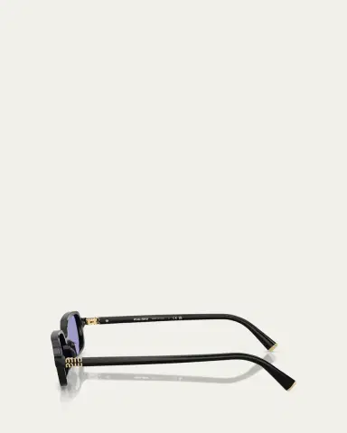 Miu Miu MU 11ZSF Acetate Rectangular Sunglasses | Thumbnail 6 Miu Miu MU 11ZSF Acetate Rectangular Sunglasses | Thumbnail 6