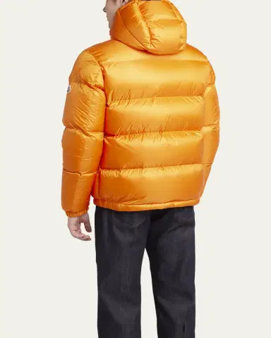Moncler Men's Quilted Ripstop Down Hooded Jacket | Thumbnail 3 Moncler Men's Quilted Ripstop Down Hooded Jacket | Thumbnail 3