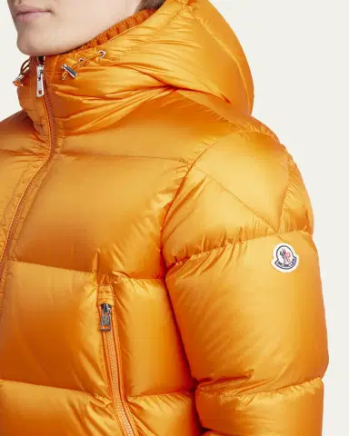 Moncler Men's Quilted Ripstop Down Hooded Jacket | Thumbnail 5 Moncler Men's Quilted Ripstop Down Hooded Jacket | Thumbnail 5