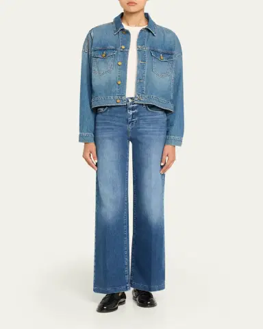 L'Agence Scottie High-Rise Wide Jeans | Thumbnail 2 L'Agence Scottie High-Rise Wide Jeans | Thumbnail 2