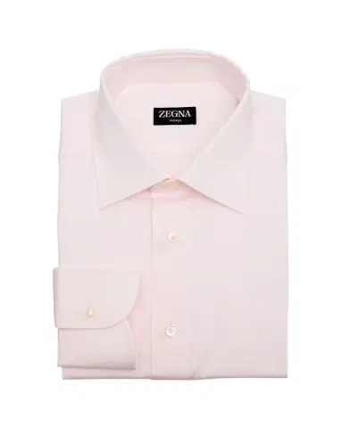 ZEGNA Men's Trofeo Cotton Tonal Stripe Dress Shirt | Thumbnail 1 ZEGNA Men's Trofeo Cotton Tonal Stripe Dress Shirt | Thumbnail 1