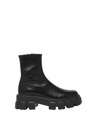 Prada 55mm Monolith Leather Chelsea Booties | Thumbnail 1 Prada 55mm Monolith Leather Chelsea Booties | Thumbnail 1