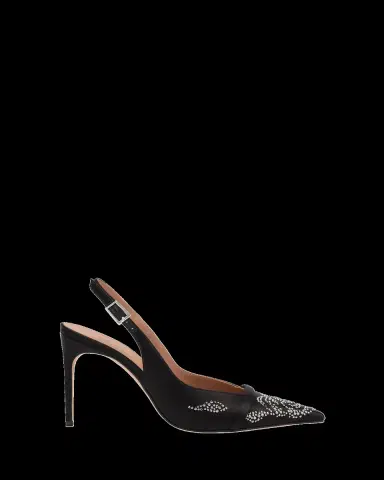 Malone Souliers Jazz Embellished Satin Slingback Pumps | Thumbnail 2