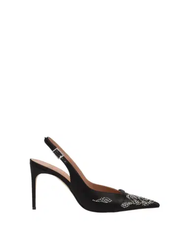 Malone Souliers Jazz Embellished Satin Slingback Pumps | Thumbnail 1