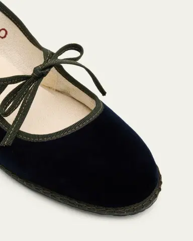 Vibi Venezia Velvet Mary Jane Ballerina Flats | Thumbnail 5