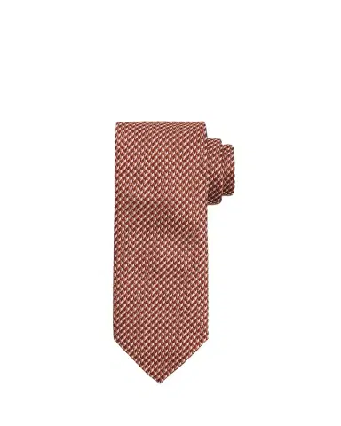 Brioni Men's Geometric Check Silk Tie | Thumbnail 1