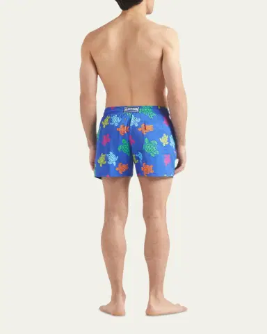 Vilebrequin Men Stretch Multicolor Turtle Swim Trunks | Thumbnail 3 Vilebrequin Men Stretch Multicolor Turtle Swim Trunks | Thumbnail 3