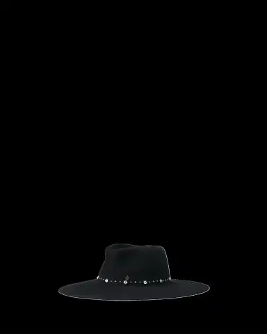Maison Michel Roy Rock Studs Wool Felt Fedora Hat | Thumbnail 2 Maison Michel Roy Rock Studs Wool Felt Fedora Hat | Thumbnail 2
